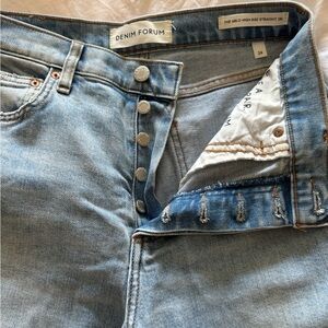 Denim Forum Arlo Straight High Rise Jeans - 26